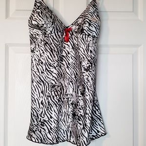 Zebra Print Sexy Night Gown